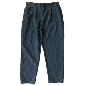 ADAY Turn It Up Pants | Black w/Silver Pinstripe | Hemmed | Fair | XL